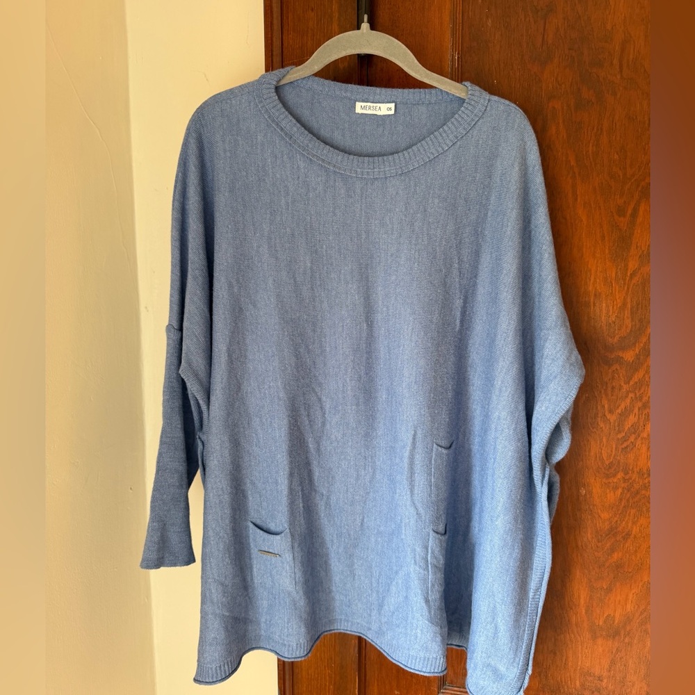 Mersea Light Blue Catalina Sweater